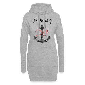 Hamburg Diggi - Hoodie-Kleid - Grau meliert - Vorne