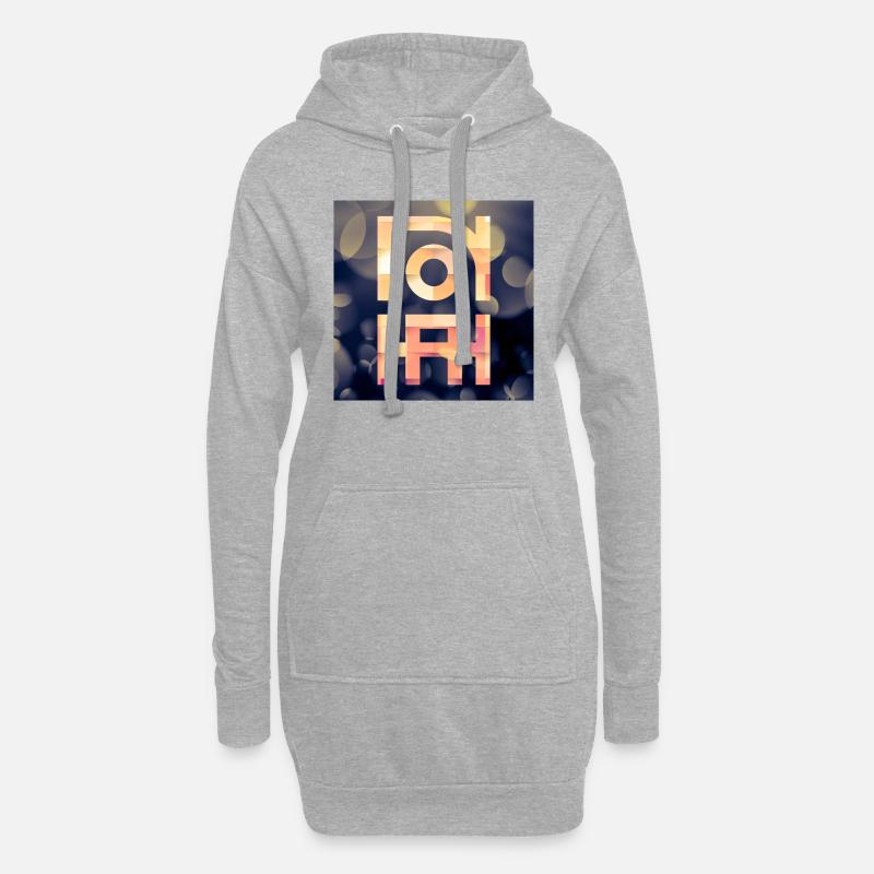 Noah - Lounge Version - Hoodie-Kleid - Grau meliert