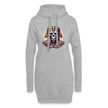 L’amour de Pharaon - Sweat-shirt à capuche long Femme - gris chiné - Devant