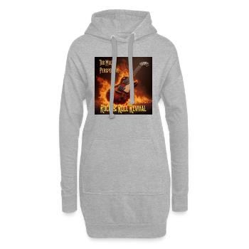 Rock and Roll Revival Merch - Hoodie Dress - heather grey - Front