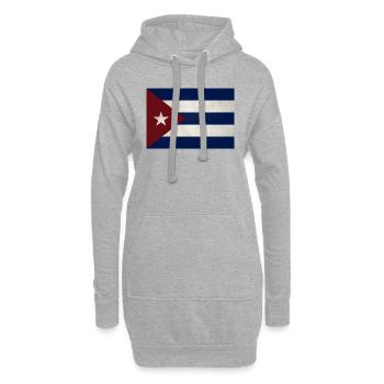 Kuba - Hoodie-Kleid - Grau meliert - Vorne
