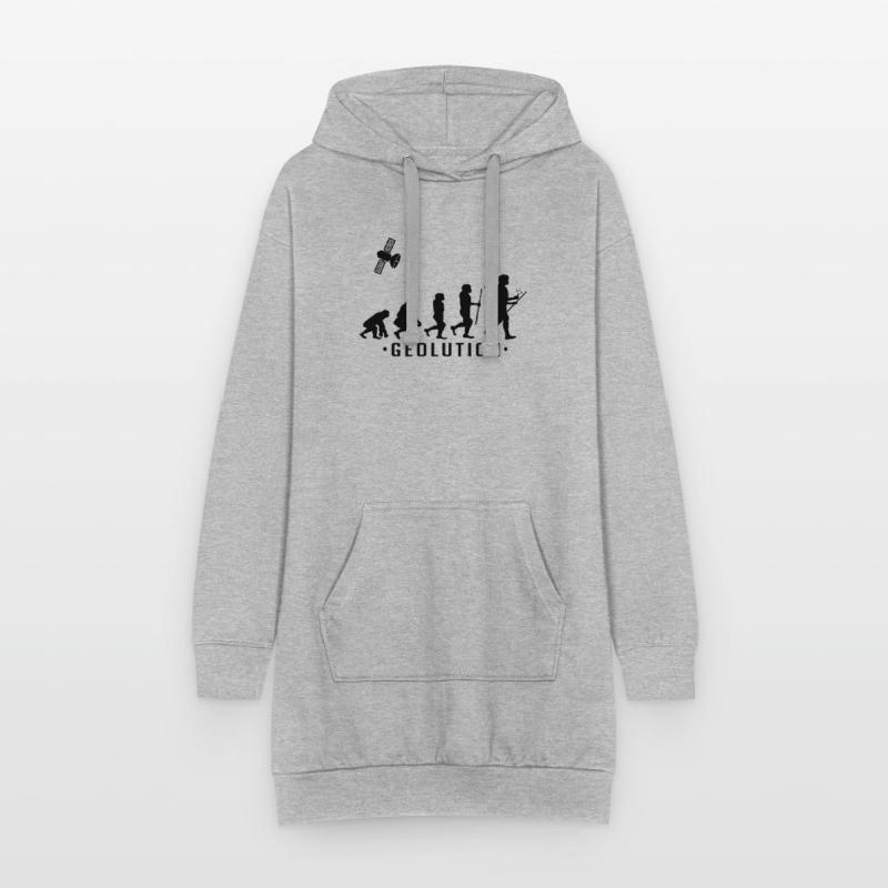 Geocaching evolution Shirt Geolution Hoodie-Kleid