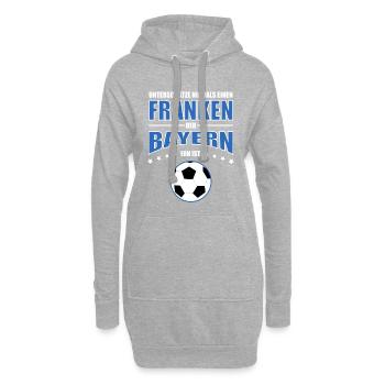 Franconia - Supporter de football du Bayern - Sweat-shirt à capuche long Femme - gris chiné - Devant