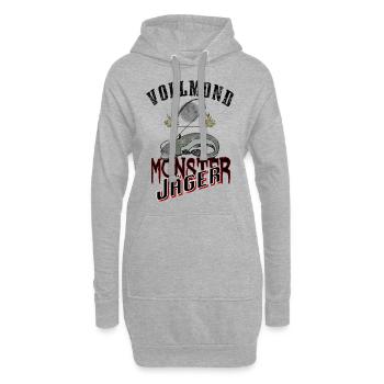 Wels Jäger - Hoodie-Kleid - Grau meliert - Vorne