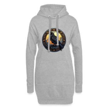 Rabe - Hoodie-Kleid - Grau meliert - Vorne