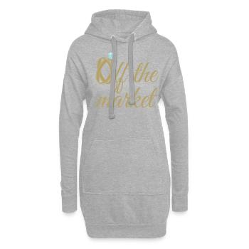 Off at The Markets Wedding Ring - Hoodie-Kleid - Grau meliert - Vorne