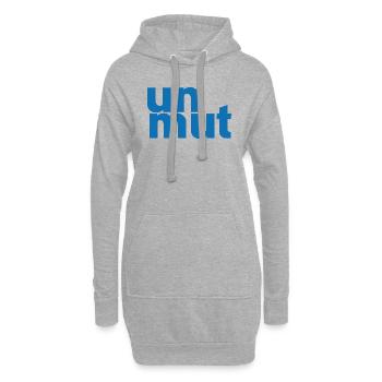 Unmut - Hoodie-Kleid - Grau meliert - Vorne