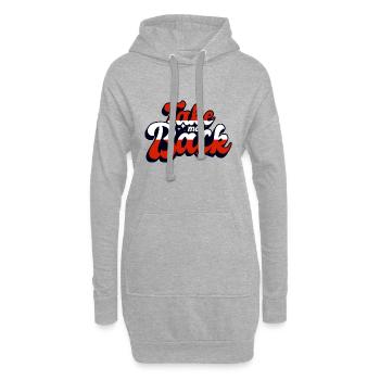 Autriche Drapeau Mal du pays Autriche Autrichien - Sweat-shirt à capuche long Femme - gris chiné - Devant