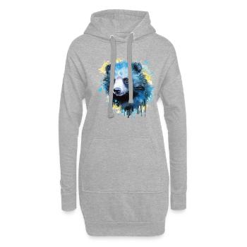 Aquarell Binturong - Niedliches Design Für - Hoodie-Kleid - Grau meliert - Vorne