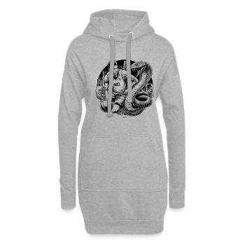BLACK BASKETBALL MAMBA KOBE BEAN MENTALITY 17 - Hoodie-Kleid - Grau meliert - Vorne