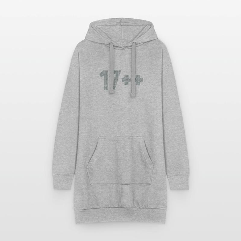 17++ Programmierer Developer Coder 18. Geburtstag Hoodie-Kleid