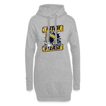 Ditch Please Seilbagger Raupenbagger Excavator - Hoodie-Kleid - Grau meliert - Vorne