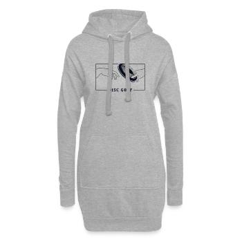 Michelangelo Creation of Adam Disc Golf Disc - Hoodie Dress - heather grey - Front