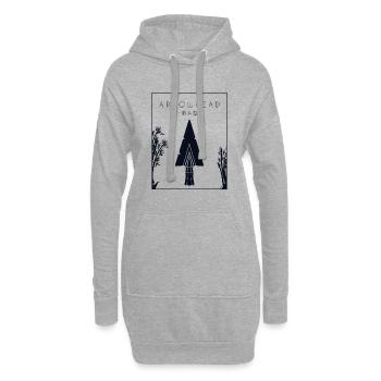 Arrowhead Chinese Hanzi Arrowhead Hunter - Hoodie-Kleid - Grau meliert - Vorne