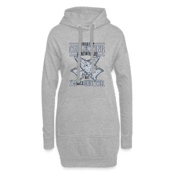 I'm Not A Quitter Jagdspitzen Arrowhead Hunter - Hoodie-Kleid - Grau meliert - Vorne