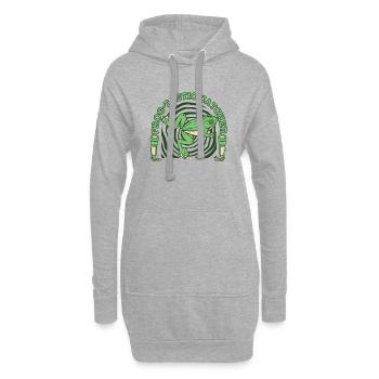 Frog Tastic Catcher Kaulquappe Laubfrosch Frosch - Hoodie-Kleid - Grau meliert - Vorne