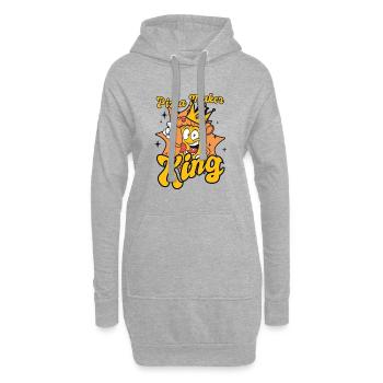 Pizza Maker King Pizza Pizzablech Pizzaofen - Hoodie-Kleid - Grau meliert - Vorne