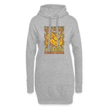 Ce n’est que le mode d’économie d’énergie Snake Banana Ball - Sweat-shirt à capuche long Femme - gris chiné - Devant