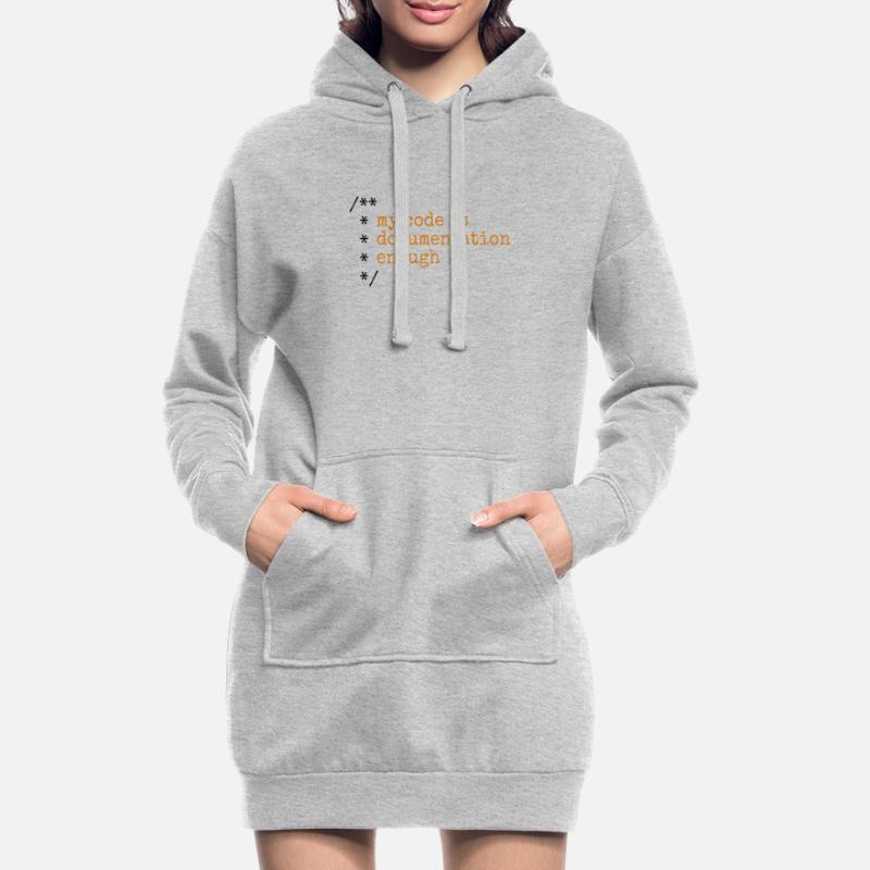 My Code Is Documentation Enough Developer Hoodie-Kleid