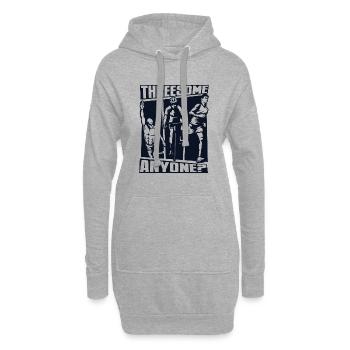 Trio n’importe qui Triathlète Entraînement Vélo de triathlon - Sweat-shirt à capuche long Femme - gris chiné - Devant