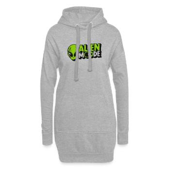 Mode extraterrestre sur Außerirdischer Ufo Conspiracy Alien - Sweat-shirt à capuche long Femme - gris chiné - Devant