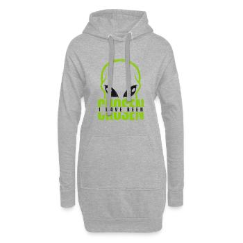 J’ai été choisi Ufo Conspiracy Extraterrestrial - Sweat-shirt à capuche long Femme - gris chiné - Devant