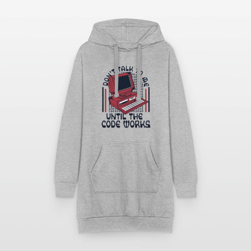 Until The Code Works Softwareingenieur Coder Hoodie-Kleid