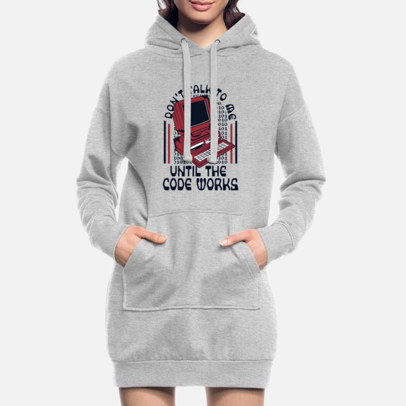 Until The Code Works Softwareingenieur Coder Hoodie-Kleid
