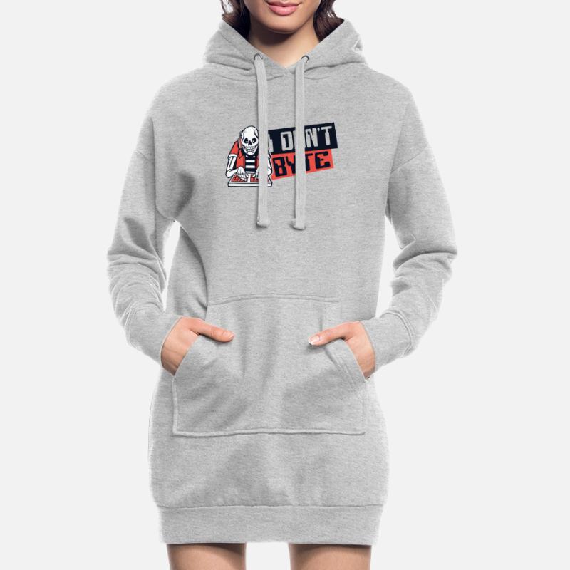 I Don't Byte Software Engineer Developer Coder Hoodie Dress