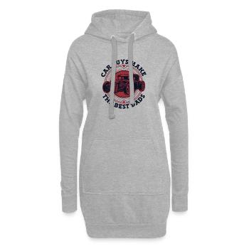 Car Guys Make The Best Dads Automechaniker Kfz - Hoodie-Kleid - Grau meliert - Vorne