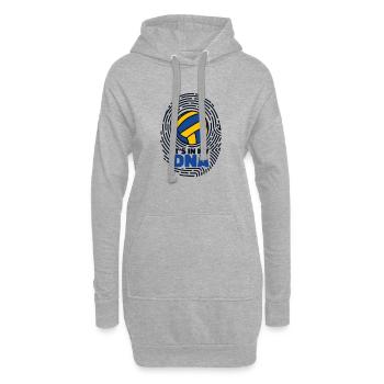 C’est dans mon ADN Joueur de volley-ball Freak Volley-ball - Sweat-shirt à capuche long Femme - gris chiné - Devant