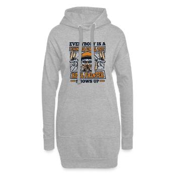 Jusqu’à ce que le vrai peintre se présente Véhicule Voiture - Sweat-shirt à capuche long Femme - gris chiné - Devant