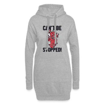 Can’t Be Stop Transplant Pacemakers à cœur ouvert - Sweat-shirt à capuche long Femme - gris chiné - Devant
