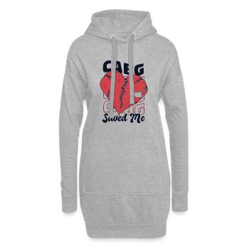 CABG m’a sauvé cathéter de stimulateurs cardiaques à cœur ouvert - Sweat-shirt à capuche long Femme - gris chiné - Devant