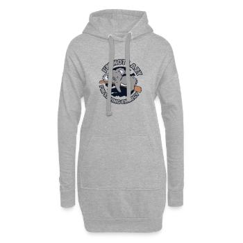Not Lazy Saving Energy Koalabear Eucalyptus Koala - Hoodie Dress - heather grey - Front