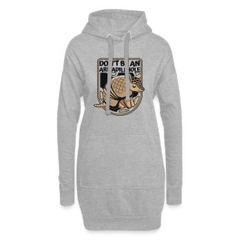 Sei keine Armadillhole Pink Fairy - Hoodie-Kleid - Grau meliert - Vorne