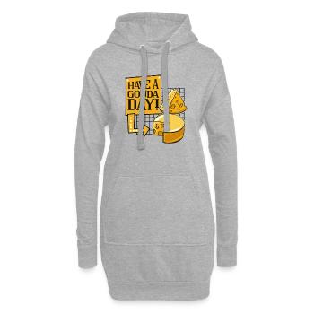 Haben Sie einen Gouda Day Maker Queso Cheesemonger Liebhaber - Hoodie-Kleid - Grau meliert - Vorne