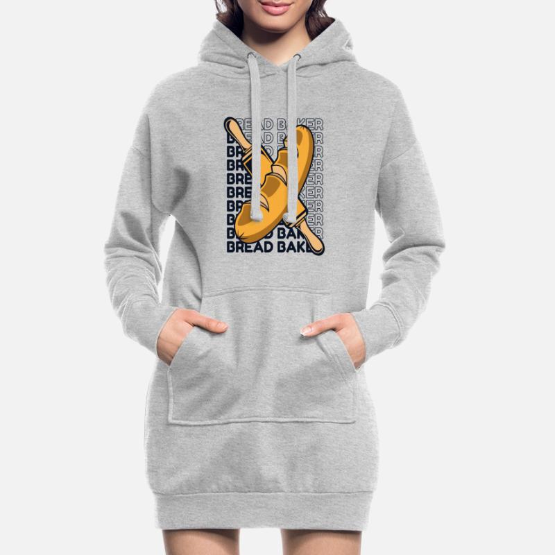 Bread Dough Bread Maker Bread Queen Lover Bread Hoodie Dress