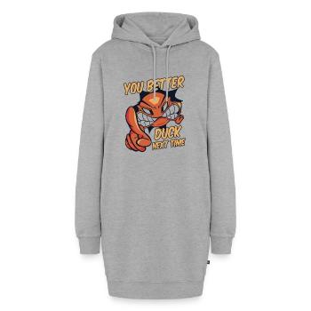 Vous feriez mieux de vous esquiver la prochaine fois Prisonball Team - Sweat-shirt à capuche long Femme - gris chiné - Devant