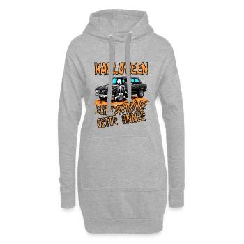 Halloween Était Dingue Cette Année - Sweat-shirt à capuche long Femme - gris chiné - Devant