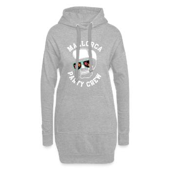Es eskaliert eh! - Hoodie-Kleid - Grau meliert - Vorne
