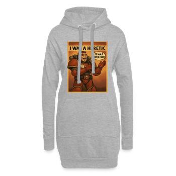Held der Ketzer – It Was Sinister - Hoodie-Kleid - Grau meliert - Vorne