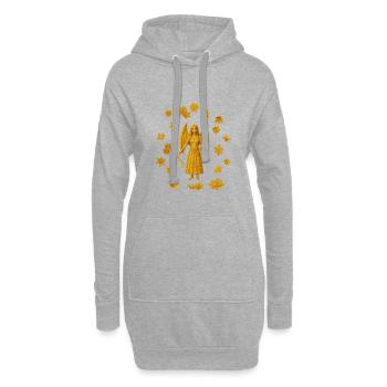 Édition d’été de Vampire Demon - Sweat-shirt à capuche long Femme - gris chiné - Devant