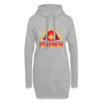 Nicht Alle Jungs Sind Gleich Nur Die Besten Gehen - Hoodie-Kleid - Grau meliert - Vorne