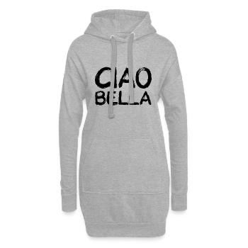 ciao bella, black - Hoodie-Kleid - Grau meliert - Vorne
