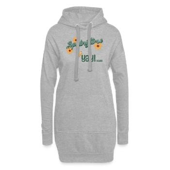 YAY, I guess - Hoodie-Kleid - Grau meliert - Vorne