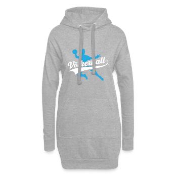 Dodgeball Funny Gift Professeur de sport - Sweat-shirt à capuche long Femme - gris chiné - Devant
