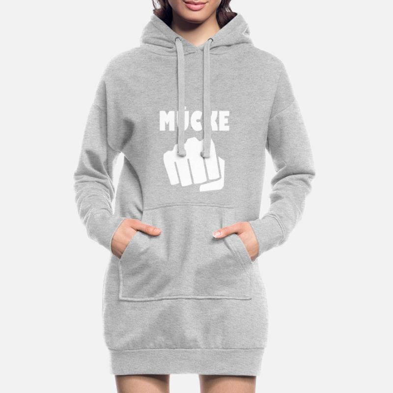 Mücke Hoodie-Kleid
