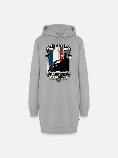 Phantastische Tierwesen Zaubererministerium - Hoodie-Kleid - Grau meliert