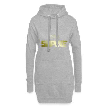 Sophie - Sweat-shirt à capuche long Femme - gris chiné - Devant